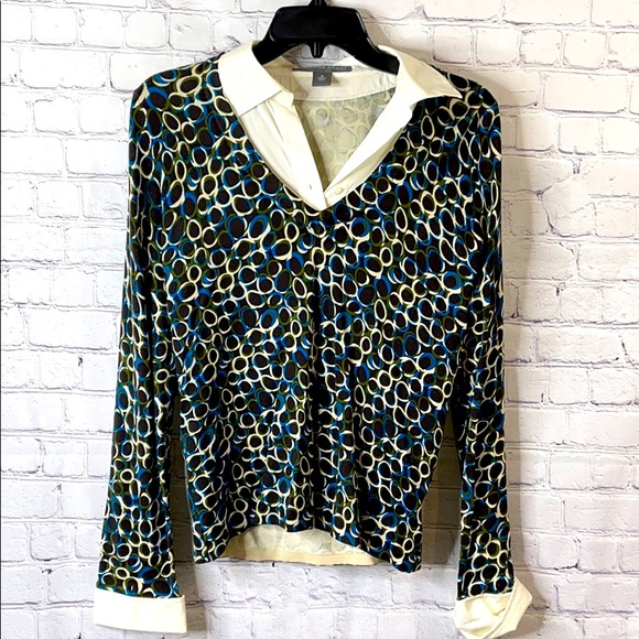 Josephine Chaus Pattern Sweater sz medium